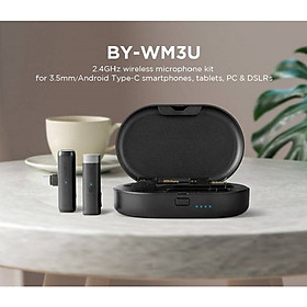 Mua Mic thu âm BOYA BY-WM3U cho điện thoại Type-C hàng chính hãng.