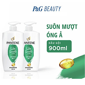 Combo 2 Dầu Gội Pantene Suôn Mượt Óng Ả 900ml