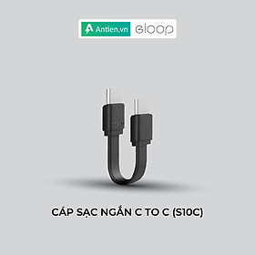 Dây sạc ngắn Eloop S10C Type-C to Type-C 8cm - Bảo hành 12 tháng