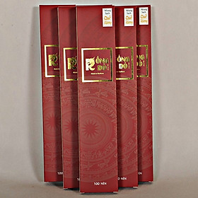Mua Nhang sạch Rồng Đỏ từ vỏ Quế rừng _100 nén/ hộp