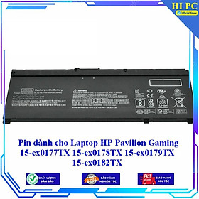 Pin dành cho Laptop HP Pavilion Gaming 15-cx0177TX 15-cx0178TX 15-cx0179TX 15-cx0182TX - Hàng Nhập Khẩu 