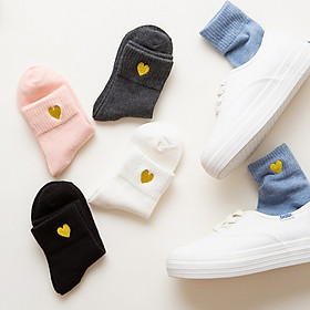 Bộ 5 Đôi Vớ Ống Cotton Nữ Cat (MiiOW)