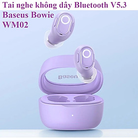 Mua Tai nghe không dây Bluetooth V5.3 App chỉnh sửa cài đặt Baseus Bowie WM02 - Hàng chính hãng