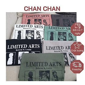 Áo phông 3158 in chữ nữ nam, áo thun oversize form rộng chất cotton mát
