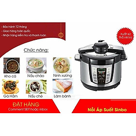 Mua Nồi áp suất Sinbo SCO-5033 5L điện tử Hàng chính hãng