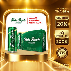 Bia Trúc Bạch - Thùng 24 lon 330ml