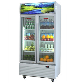 Mua TỦ MÁT 2 CÁNH SANAKY 600 LÍT VH-6009HP ĐỒNG (R134A)-HÀNG CHÍNH HÃNG