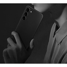 Ốp lưng nhám chống sốc siêu mỏng 0.3mm cho Samsung Galaxy S24 Plus hiệu Memumi có gờ bảo vệ camera - Hàng nhập khẩu