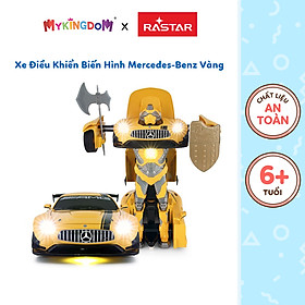 Đồ Chơi RASTAR Xe Điều Khiển Biến Hình Mercedes-Benz Vàng R74800-2/R74800
