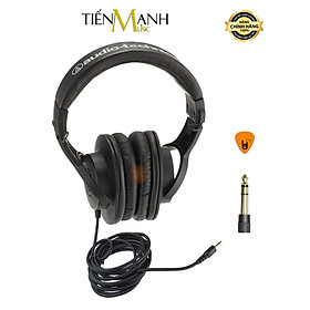 Mua  Chính Hãng Japan  Tai Nghe Kiểm Âm Audio Technica ATH-M20X Studio Monitor Headphones Professional ATH M20X - Kèm dây line 3m  đầu chuyển 3.5-6.3mm  Móng Gẩy DreamMaker