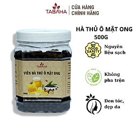 Viên hà thủ ô mật ong Tabaha 500g giúp đen tóc, giảm rụng, ăn ngủ ngon