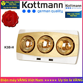 Mua Đèn Sưởi 3 Bóng Hans Kottmann Vàng (825W) - Hàng chính hãng