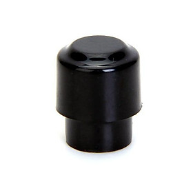 5-Piece Black Plastic  Switch Tip Guitar Knob (Barrel Type)