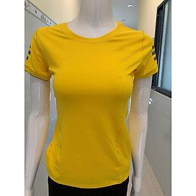 Áo thun nữ ngắn tay vải thun lạnh co giãn 4 chiều, thấm hút mồ hôi tốt thời trang
