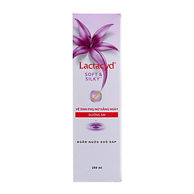 Dung Dịch Vệ Sinh Phụ Nữ Lactacyd Soft & Silky 250ML (Bao Bì Mới)