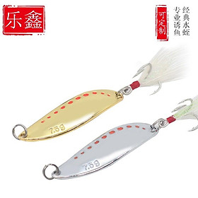 Mồi thìa lượn Spoon nặng 2,5g 5g 7,5g 10g chuyên câu cá suối, cá mương, câu lure