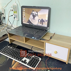 Mua Kệ gỗ để màn hình máy tính có ngăn kéo để sách Trường Phúc DEKO
