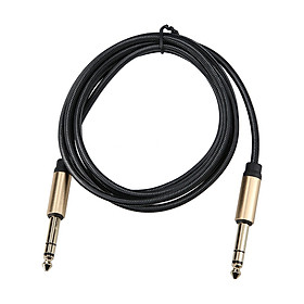Cáp Chuyển Đổi Âm Thanh Male Sang Male 6,5mm Cho Trống Điện Tử / Loa / Bộ Trộn Âm Thanh / Micrô / Bộ Khuếch Đại 1.8 Mét