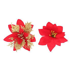 Combo 2 Bông Trạng Nguyên Kim Tuyến Trang Trí Noel - Hình Ngẫu Nhiên