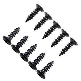 3X  50 Pieces Pickguard Mounting Screws for Electric Guitar Bass Parts Black