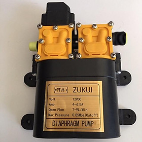 Mua Bơm đôi tăng áp 12V bơm tăng áp lực nước Zukui Tự hút và ngắt nước khi khoá van đầu ra Tặng kèm đầu chuyển ra ống 8li