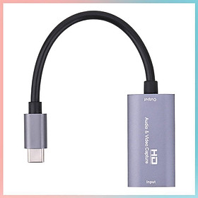 【giao hàng hôm nay>>>Video Capture Card USB 3.0 HDMI-compatible To USB C Audio Capture Card Capture With Type-C Adapter Devices