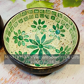 Mua Bát Gáo Dừa Bến Tre Khảm Trai Trứng Tiện Dụng - Vietnamese Coconut Bowls
