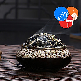 Mua Lư xông trầm hương đỉnh đốt nhang gốm sứ