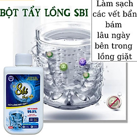 Bột tẩy lồng vệ sinh máy giặt cửa ngang cửa đứng SBI