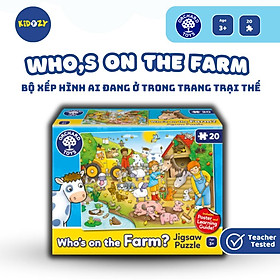 Bộ xếp hình Who's On The Farm? - Orchard Toys giúp trẻ phát triển kiến thức và kỹ năng quan sát