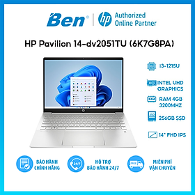 Mua Laptop HP Pavilion 14-dv2051TU (6K7G8PA) (i3-1215U | 4GB | 256GB | Intel UHD Graphics | 14  FHD | Win 11) - Hàng Chính Hãng
