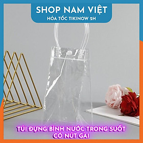 Mua Túi Bình Nước  Ly Giữ Nhiệt Trong Suốt Có Quai Xách