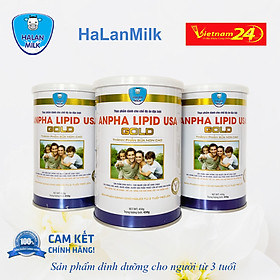 Sữa non Anpha Lipid USA Gold 450g - 24h - Halanmilk