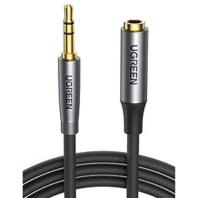 Mua Ugreen UG50214AV190TK 0.5M 3 khấc Màu Đen Cáp âm thanh 3.5mm nối dài 0.5cm - HÀNG CHÍNH HÃNG