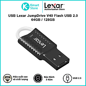 Mua USB Lexar JumpDrive V40 Flash USB 2.0 64GB / 128GB - Hàng Chính Hãng