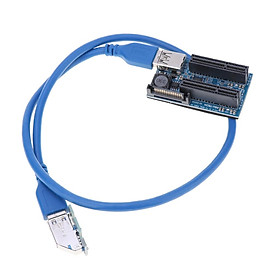 PCI-E X1 To Dual 4X Extension Cable 0.6M For Limited Space Install (UEX105)
