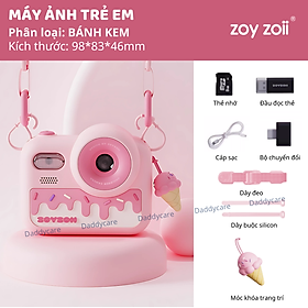 Mua Máy ảnh cho bé trai bé gái chụp hình mini kèm thẻ nhớ hàng chính hãng Zoyzoii Kids Camera E28