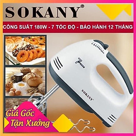 Mua Máy đánh trứng SOKANY cầm tay 7 tốc độ- hàng chính hãng  chất lượng cao