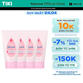 Combo 4 Kem dưỡng da chứa cúc La Mã Johnson s Baby Cream 50g