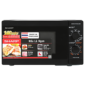 Lò vi sóng có nướng Sharp R-G211TV-BK 21 lít - Hàng chính hãng - Bảo hành 12 tháng