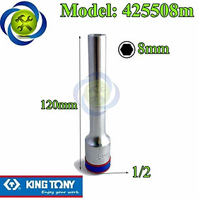 Tuýp 8mm dài 120mm loại 1/2 có 6 cạnh Kingtony 425508M