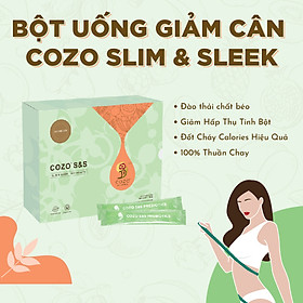 Bột Hỗ Trợ Kiểm Soát Cân Nặng, Phân Hủy Chất Béo Cozo Slim Sleek, Chống Phản Ứng Đường Hóa, Giúp Cơ Thể Thải Độc, Da Đẹp Dáng Xinh