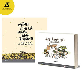 Combo sách - Tô vẽ bình yên - Mình chỉ là người bình thường