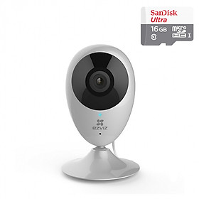Mua Camera Wifi Đa Năng CS-CV206 Ezviz 1.0MP Và Thẻ Nhớ 16GB - Hàng Chính Hãng