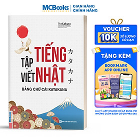 Hình ảnh Review sách Tập viết Tiếng Nhật Bảng Chữ Cái Katakanaカタカナ(Học Kèm App: MCBooks Application)