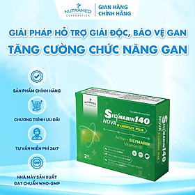 Viên uống Silymarin 140 hỗ trợ giải độc, bảo vệ và tăng cường chức năng gan (30 viên) - Nutramed