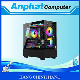 Hình ảnh Vỏ máy tính CASE MAGIC MIX-TOWER (Kính vô cực) - Hàng Chính Hãng