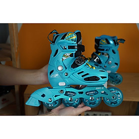 Giày Patin Cougar MZS 313 Tặng Bảo Hộ - Xanh - XS