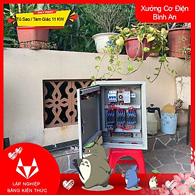 Mua Tủ điều khiển chạy sao tam giác công suất 11KW chống mất pha và quá dòng XJ3G