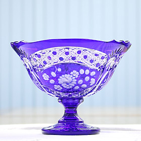 Đĩa Hoa quả Pha lê Màu Luxury Arnstadt 30cm